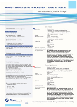 INNESTI RAPIDI SEFIIE IN PLASTICA