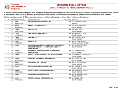 REGISTRO DELLE IMPRESE - Camera di Commercio di Milano