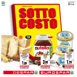 Offerte valide dall`8 al 17 Giugno 2015