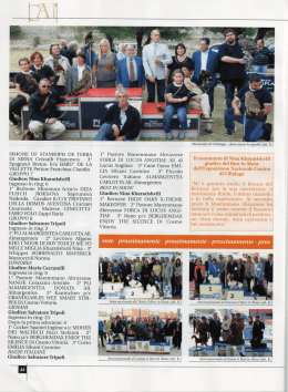 DI SIENA Cristalli Francesca 3° - Gruppo Cinofilo "Sagittario Sangro"