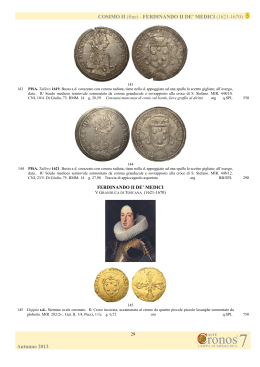 FERDINANDO II DE` MEDICI (1621-1670)