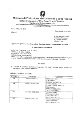Istituto Comprensivo &ldquo;Ezio Crespi&rdquo;- VAIC8660OX -