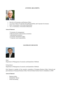 ANTONIO ARGANDO&Ntilde;A Emeritus of Economics and Business Ethics