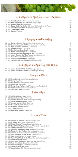Champagne and Sparkling Growers Selection
