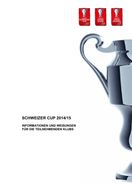 SCHWEIZER CUP 2014/15