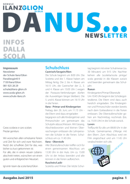 DANUS Juni 2015 - schule
