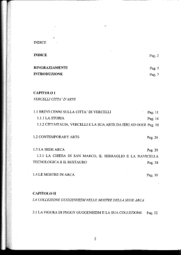 INDICE Pag. 2