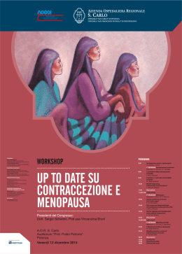 Menopausa 50x70 - Ospedale San Carlo