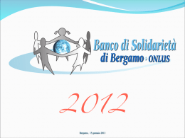 Presentazione BDS Bergamo 2013