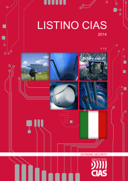 LISTINO CIAS - Sfogliami.it