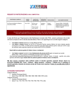 Requisiti di Partecipazione