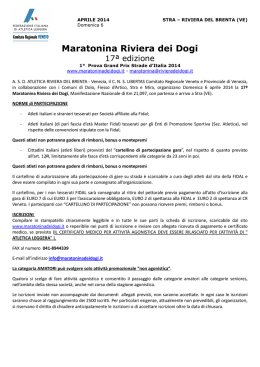 Maratonina Riviera dei Dogi