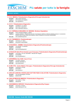 Pi&ugrave; salute per tutta la la famiglia