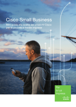 Cisco SMB - Soluzioni e prodotti per le PMI