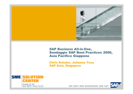 SAP Business All-in-One, Sondaggio SAP Best
