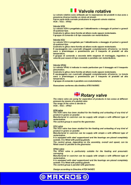 Valvole rotative Rotary valve