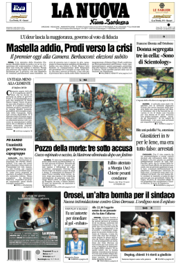 Mastella addio, Prodi verso la crisi