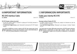 RC EYE Interface Cable Cable para interfaz RC EYE