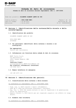 Scheda di dati di sicurezza