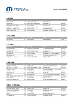 ABRUZZO BASILICATA CALABRIA CAMPANIA EMILIA