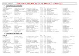 scarica il programma completo del weekend 28