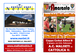 l`amaranto - n. 33 - 16 giugno 2012