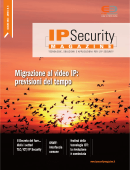 Migrazione al video IP: previsioni del tempo