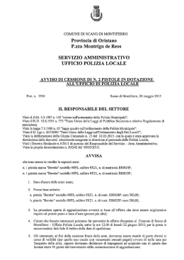 Leggi l`avviso