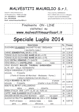 MALVESTITI MAURILIO S . r` . I .