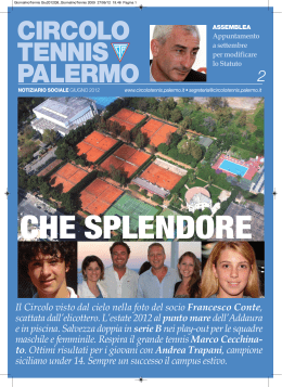 Mese di Luglio Anno 2012 - Circolo del Tennis Palermo
