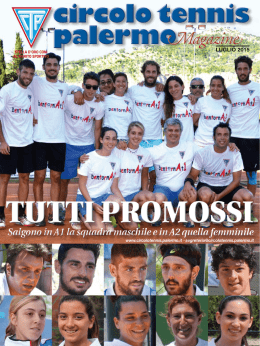 Mese di Luglio Anno 2015 - Circolo del Tennis Palermo
