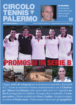 Mese di Giugno Anno 2011 - Circolo del Tennis Palermo