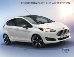 FORD FIESTA BLACK AND WHITE EDITION