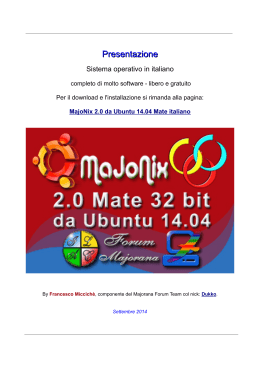MajoNix 2.0 - Presentazione