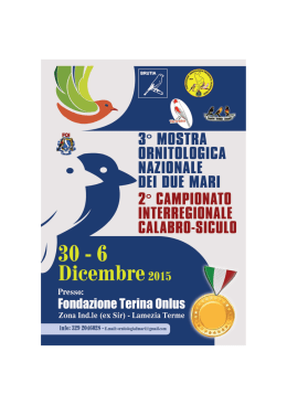 opuscolo_lamezia_2015 - Associazione Ornitologica Brutia