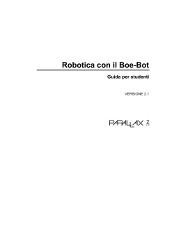 Robotica con il Boe-Bot