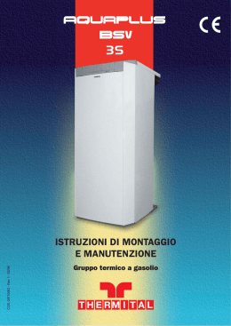 ISTRUZIONI DI MONTAGGIO E MANUTENZIONE