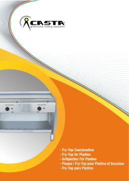 - Fry-Top Cuocipiadina - Fry-Top for Piadina - Grillplatten F&uuml;r