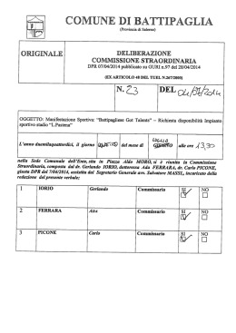 &laquo;4% COMUNE DI BATTIPAGLIA