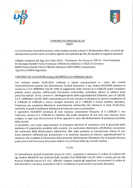 cu115CommAccEcon - Comitato Regionale Campania