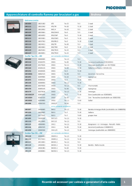 1 Ricambi ed accessori per caldaie e generatori d