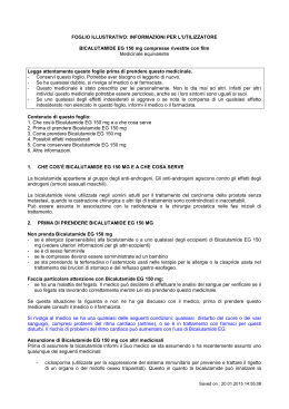Specialit&agrave; medicinale BICALUTAMIDE EG