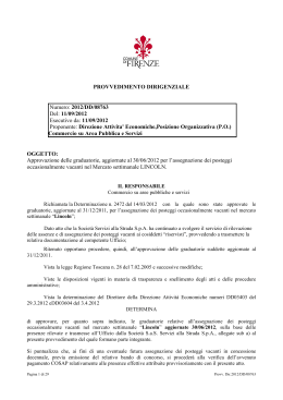 11/09/2012 Proponente: Direzione Attivita` Econom