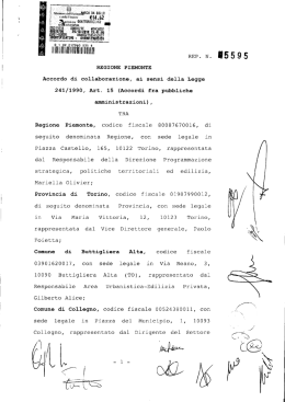 Accordo - MUDE Piemonte