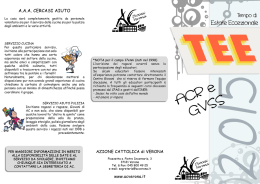 A.A.A. CERCASI AIUTO - Azione Cattolica Verona