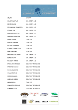 MARTINA DOGANA AL NOSTO POSTO - Triathlon Cremona Stradivari