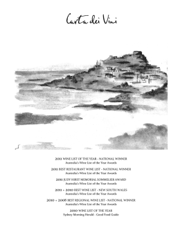 Wine by the Glass - Connoisseur Club