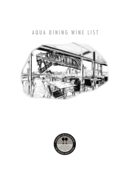 Wine List - Best Restaurants of Australia