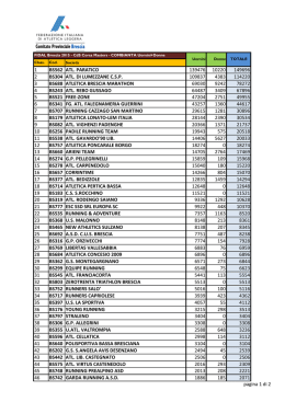 Classifica CdS 2015 Master - Atletica falegnameria Guerrini