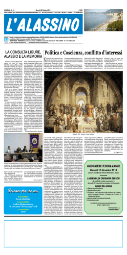 Ottobre - Associazione Vecchia Alassio